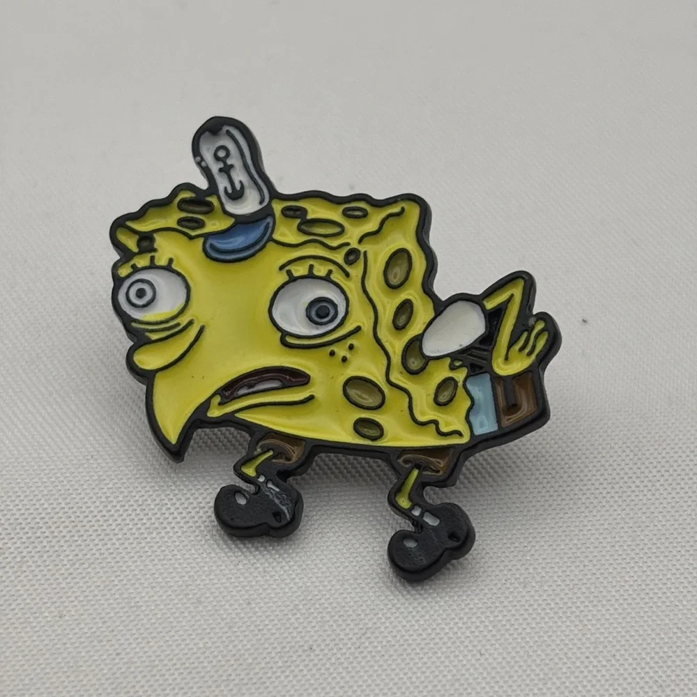 SpongeBob SquarePants Cartoon Character Nickelodeon Lapel Hat Pin